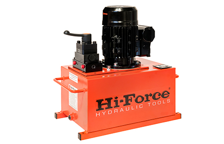 پمپ برقی (الکتریکی) هیدرولیکی تک فاز و سه فاز 700 بار دو سرعته مدل HEP3-Range ساخت هایفورس انگلستان
