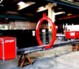 جازنی و کشیدن هیدرولیکی باندل با ظرفیت 15 تن و فشار 200 بار مدل PULL AND PUSH ساخت ایدروجت ایتالیا